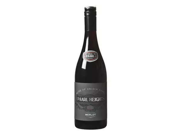 Een Wijn Paarl Heights Merlot 750ml koop je bij Supply Mij